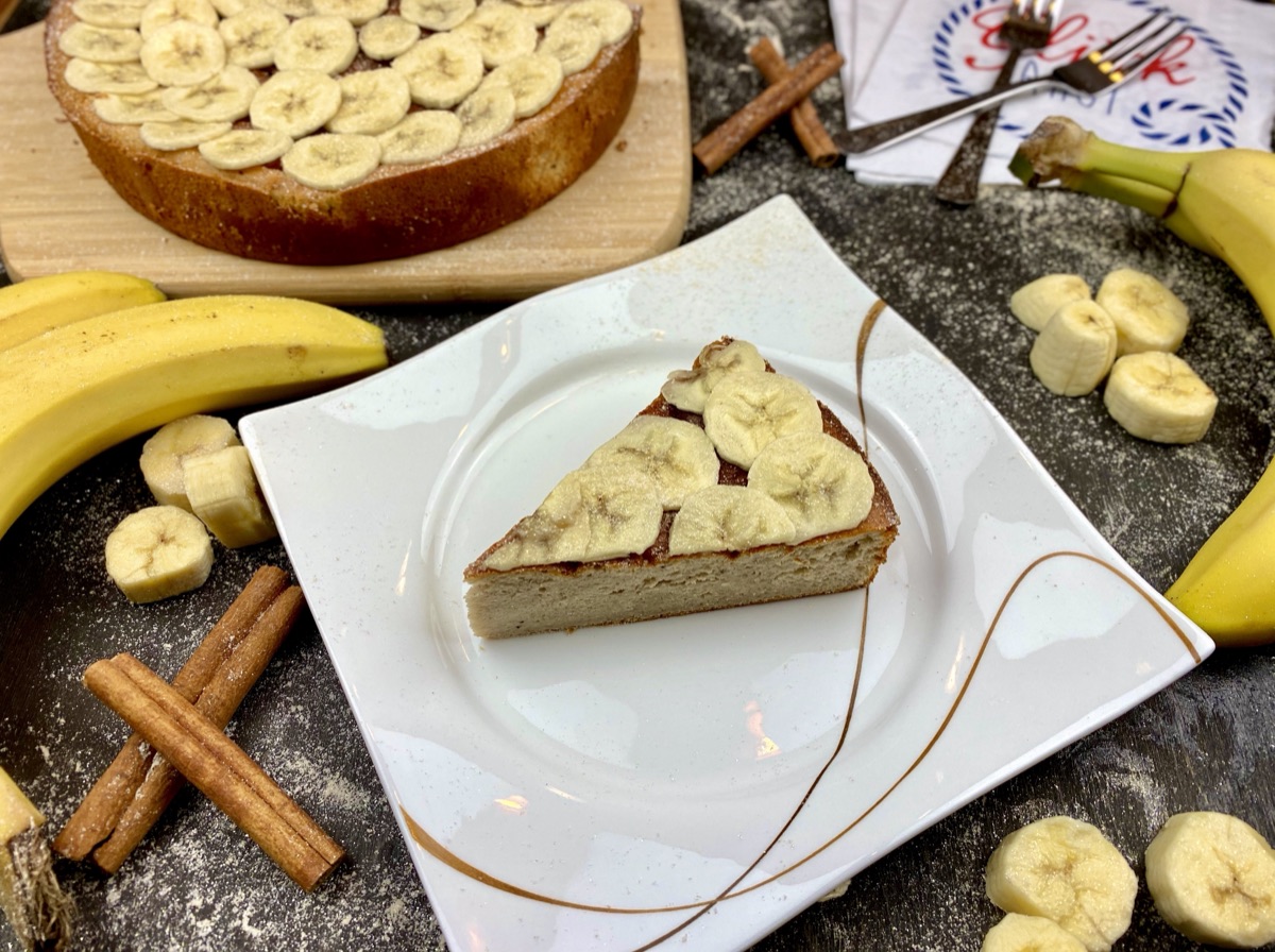 Banana cheesecake