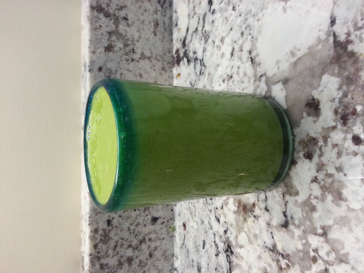 Green banana smoothie