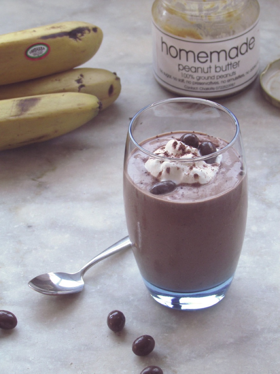 Peanut butter banana smoothie
